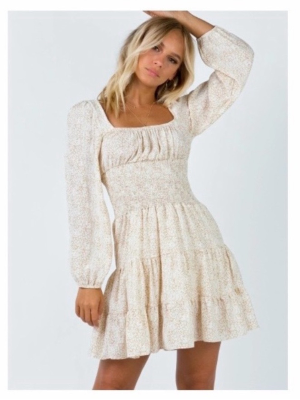 Princess Polly Beige Dress